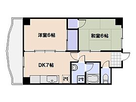 児玉ビル 303 ｜ 広島県広島市佐伯区吉見園1-9（賃貸マンション2DK・3階・44.55㎡） その2