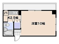 ワイズビル 1Kの間取図画像