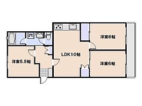 パールハイツ川西 203 ｜ 広島県広島市佐伯区五日市中央５丁目10-11（賃貸マンション3LDK・2階・61.86㎡） その2