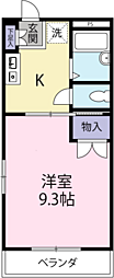 間取図画像 1K