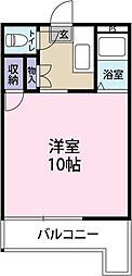 シャトル昭和町 1Kの間取図画像