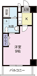 ソニックマンション 1Kの間取図画像