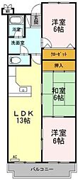 ハイツ高橋 3LDKの間取図画像