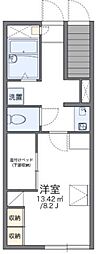 レオパレスカネヰ 1Kの間取図画像
