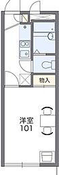レオパレス和 1Kの間取図画像