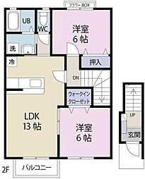 ハーブソフィア2 2LDKの間取図画像