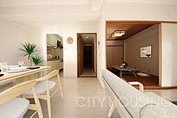 スカール春日 102 1階2LDKのリビング/ダイニング