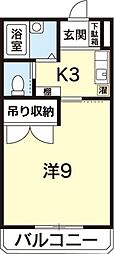 間取図画像 1K