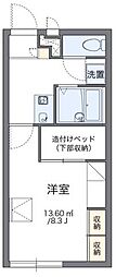 レオパレスグランシャリオ 1Kの間取図画像