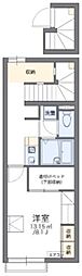 レオパレス日開野 1Kの間取図画像