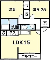 間取図画像 3DK