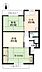 間取り：3DK、価格750万円、専有面積51.32m2、バルコニー面積6.4m2