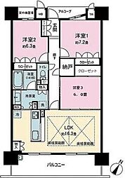 間取図画像 3SLDK