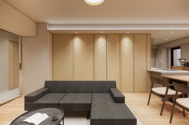 リビング/ダイニング ヴィラージュ南青山 2階/-