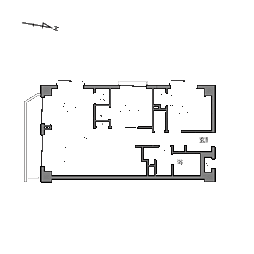 マイキャッスル弦巻 2SLDKの間取図画像