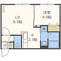 BREEZE南11条1階5.4万円