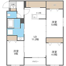インフィニティＮ22Ｅ1 1階/-