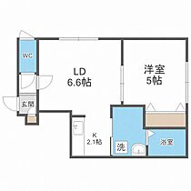 ジェンティーレ  ｜ 北海道札幌市豊平区平岸三条18丁目（賃貸アパート1LDK・1階・33.00㎡） その2