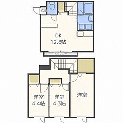 ハーベスト707 3LDKの間取図画像