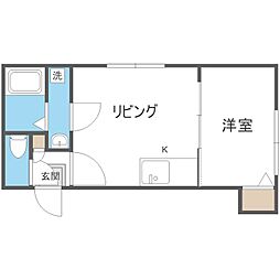 リリーベル琴似 2階