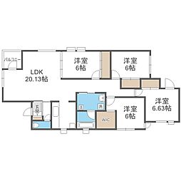 Malie FUJIーマーリエ フジー 4LDKの間取図画像