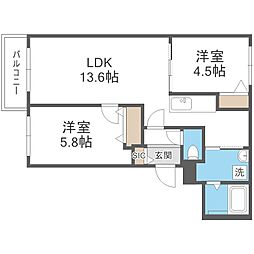 ブランシャールＣＮひばりが丘 2階/-