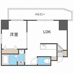 N25E9アーバンハウス 1LDKの間取図画像