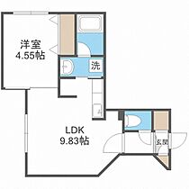 メルヴェイユ　コトニ  ｜ 北海道札幌市西区琴似二条5丁目（賃貸マンション1LDK・3階・33.64㎡） その2