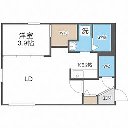 Porte-bonheurFukuzumi 1LDKの間取図画像