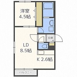 バイラ白石本通 3階/-