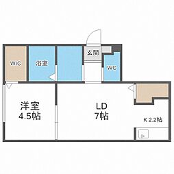 プラティーヌ月寒東 2階