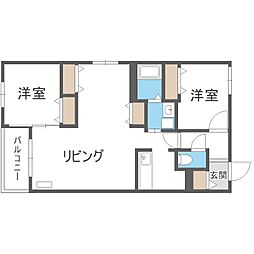 K・Sー11 3LDKの間取図画像