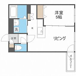 シティレジデンス 1LDKの間取図画像