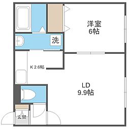 ファインボックス 1LDKの間取図画像