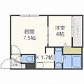 デュークYK山の手1階4.7万円
