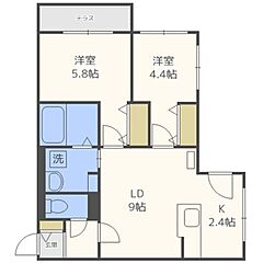 物件の間取り