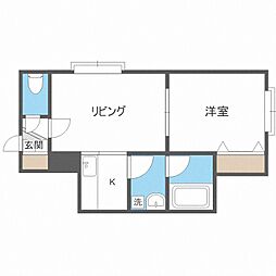 リベルティ平岸 1階