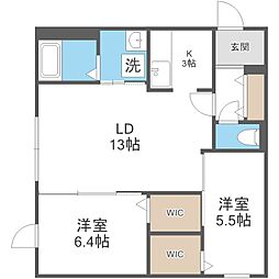 ブルーイング平岸 4階/-