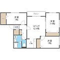 グランメール幌西4階12.0万円