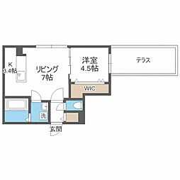 ビッグレジデンス円山 1LDKの間取図画像
