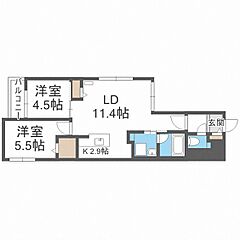 物件の間取り