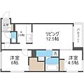 エフュート北19条4階10.2万円