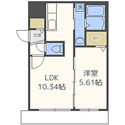 GRANDCANYON137 1LDKの間取図画像