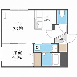 ALPHA山鼻 4階/-