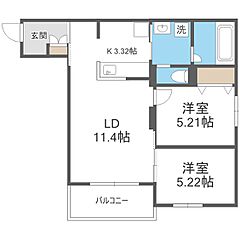 物件の間取り