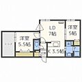リベルテ菊水1階7.5万円