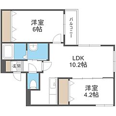 物件の間取り