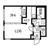 クラブプルミエ琴似4条  ｜ 北海道札幌市西区琴似四条4丁目（賃貸マンション1LDK・2階・29.16㎡） その2