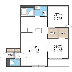 オルセーフラット厚別中央 4階
