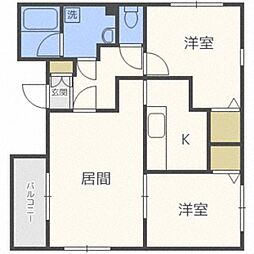 ラルジュ南郷 2階